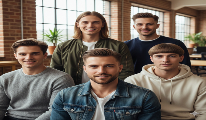 Straight Hair Haircuts for Guys