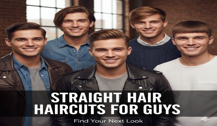Straight Hair Haircuts for Guys