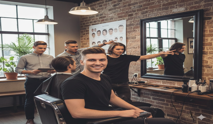 Straight Hair Haircuts for Guys