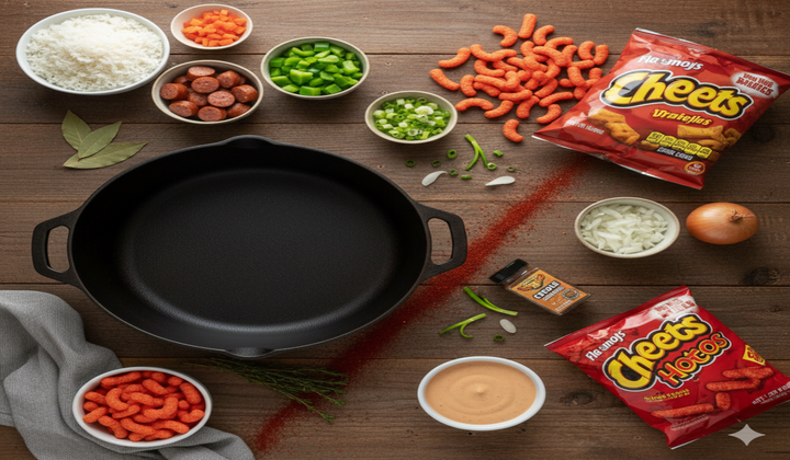 Hot Cheetos Jambalaya Balls Recipe