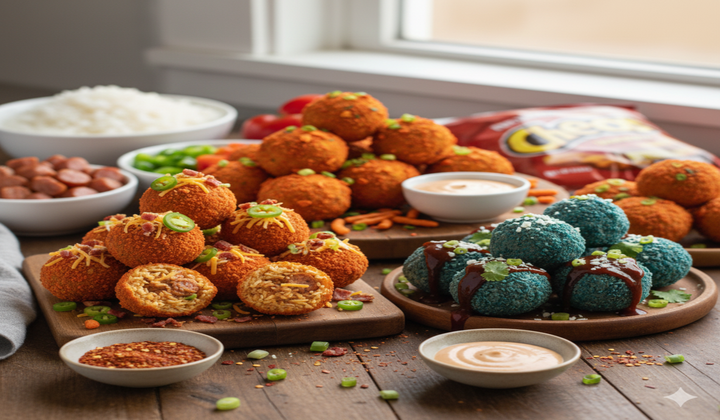 Hot Cheetos Jambalaya Balls Recipe