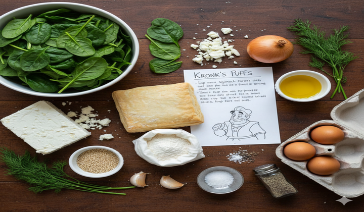 Kronk’s Spinach Puffs Recipe