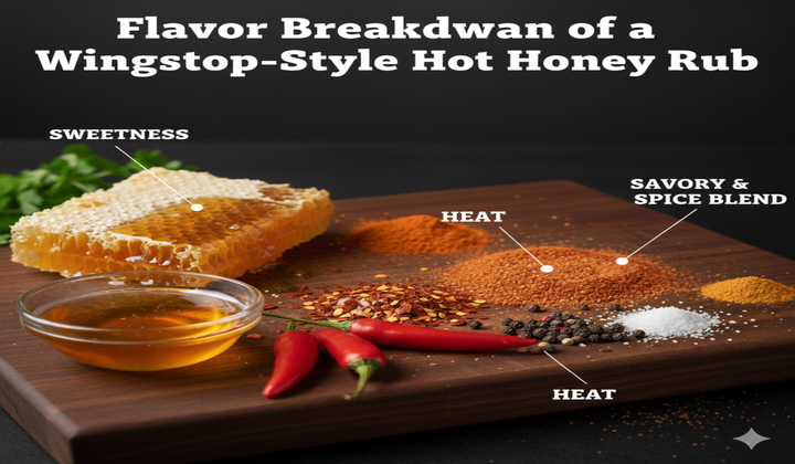 Flavor Breakdown of a Wingstop-Style Hot Honey Rub