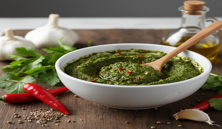 Flavor Profile of CAVA-Style Skhug Sauce