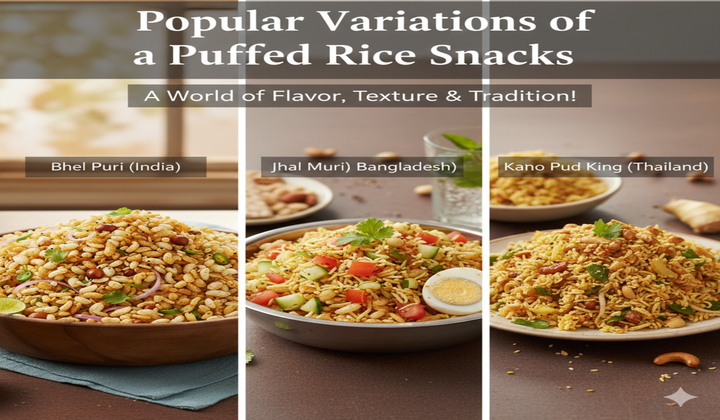 Popular Variations of Puffed Rice Snacks
