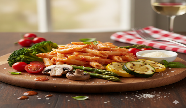 Flavor Profile of Domino’s-Style Pasta Primavera
