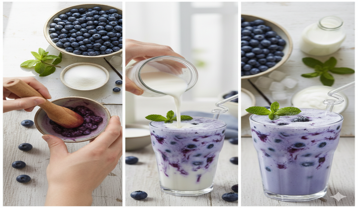 Blueberry Milk Recipe