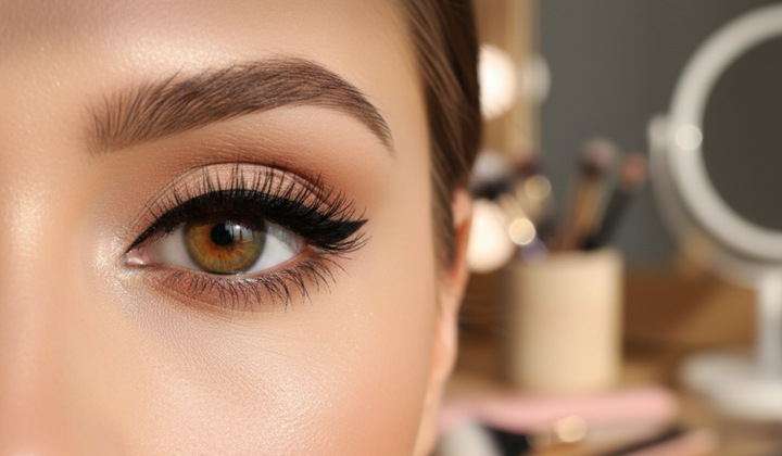 Complete Eye Makeup: Liner, Mascara & Brows