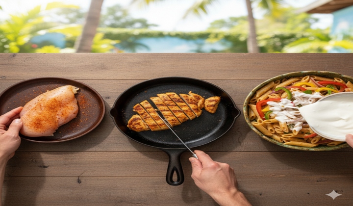 Rainforest Cafe Rasta Pasta Recipe