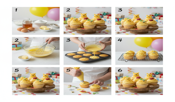 Winnie the Pooh Cupcakes Recipe