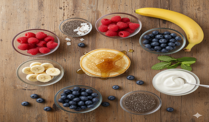 Toppings That Keep Pancakes Balanced
