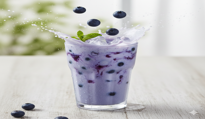 Why Blueberry Milk Is So Refreshing