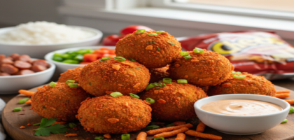 Hot Cheetos Jambalaya Balls Recipe