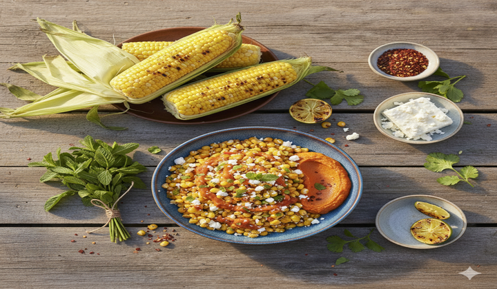 Cava fire roasted corn recipe