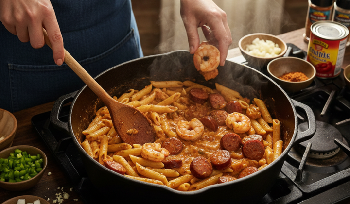 How Pastalaya Is Typically Cooked