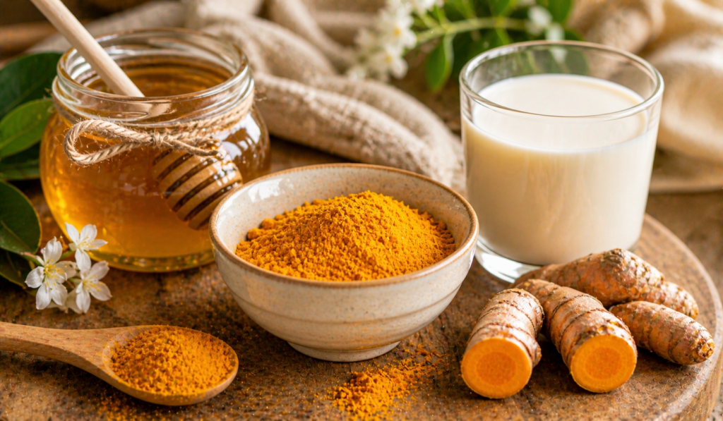 Turmeric, Honey, and Milk