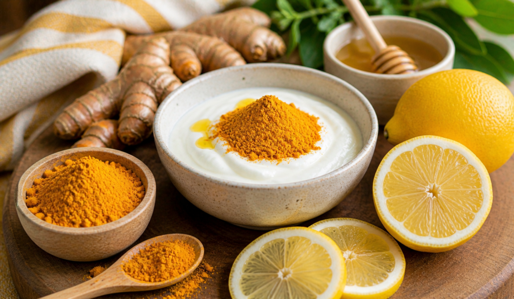 Turmeric, Yogurt, and Lemon