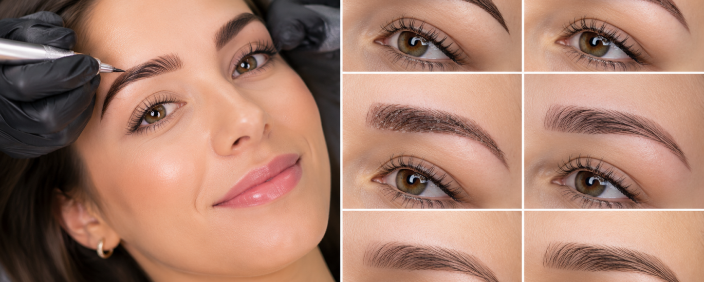 Eyebrow Tattoo Stages
