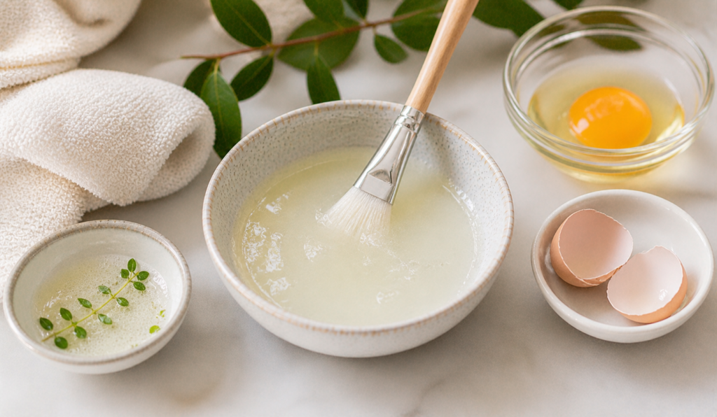 Egg White Pore-Tightening Mask