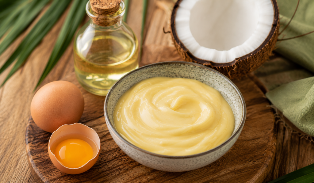 Classic Egg Coconut Protein Mask