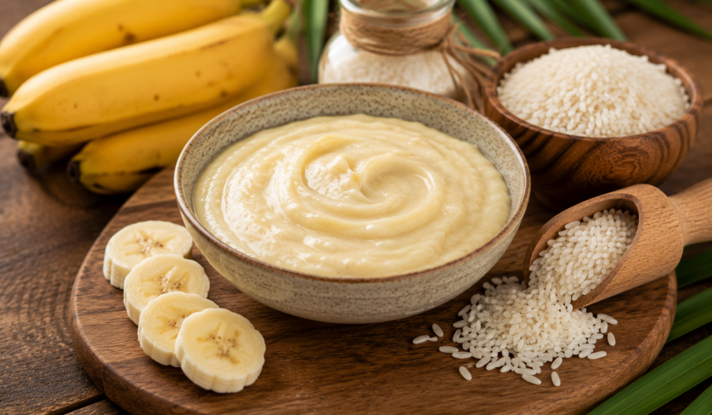 Banana Rice Flour Smoothing Mask