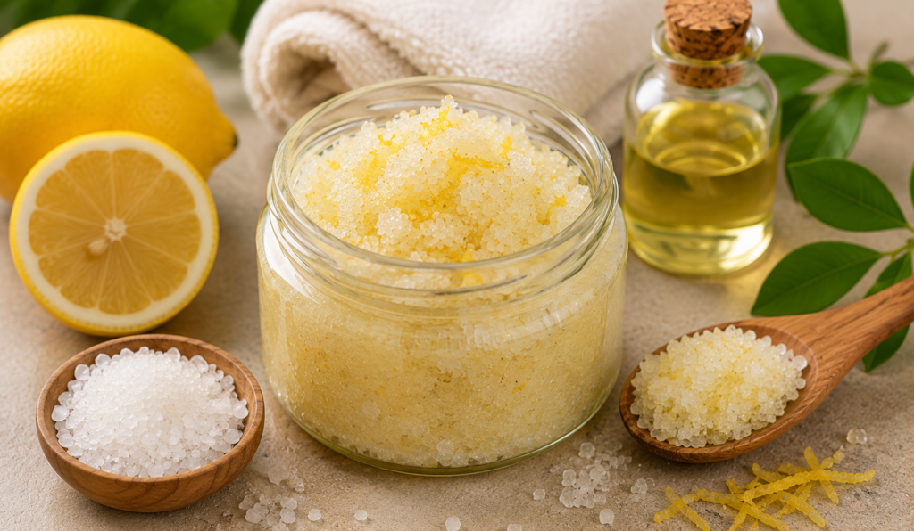 Sea Salt and Lemon Brightness Scrub