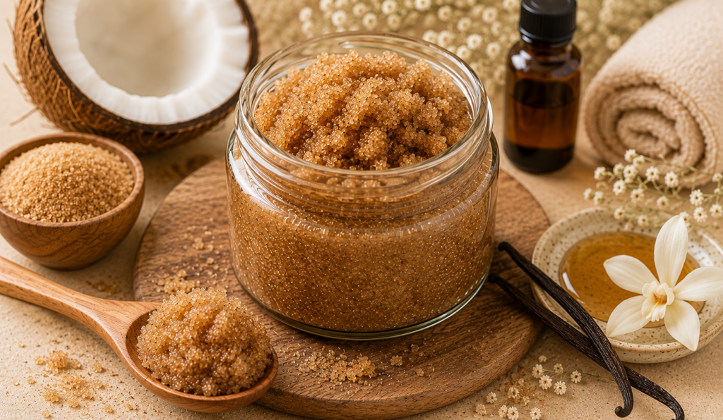 Coconut Sugar and Vanilla Gentle Scrub