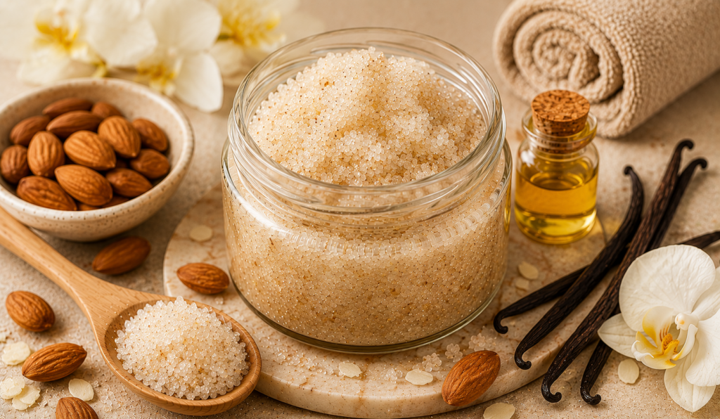 Vanilla and Almond Oil Luxury Scrub
