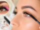 mascara on eyelash extensions
