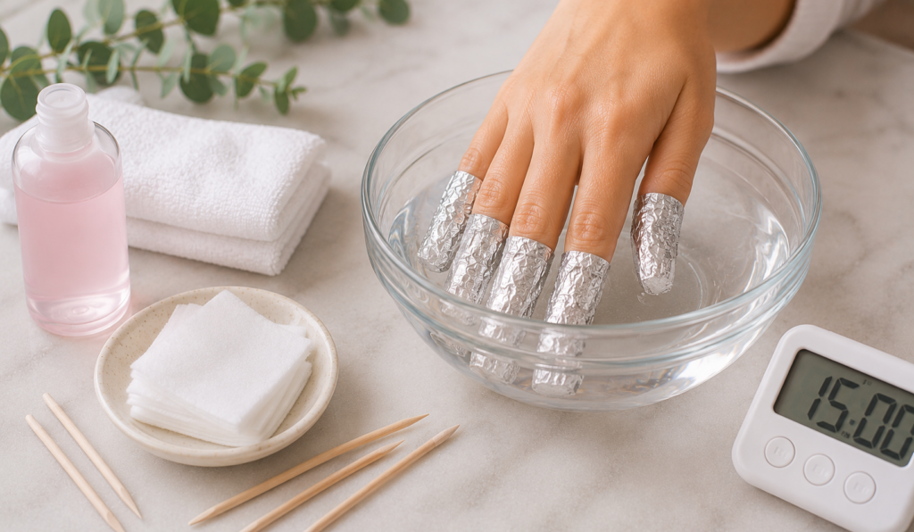 Acetone Soak (15-20 minutes)