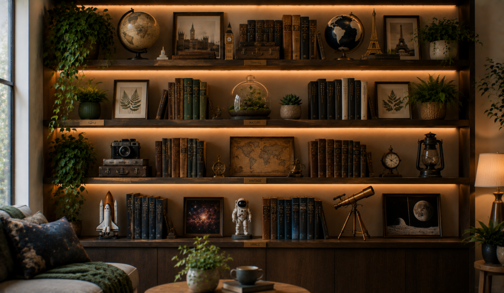 Themed Shelves