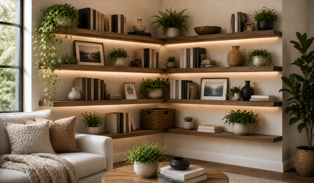 Corner Shelving
