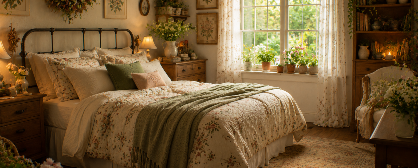 Cottagecore Aesthetic Bedroom