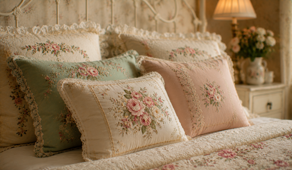 Embroidered Pillows