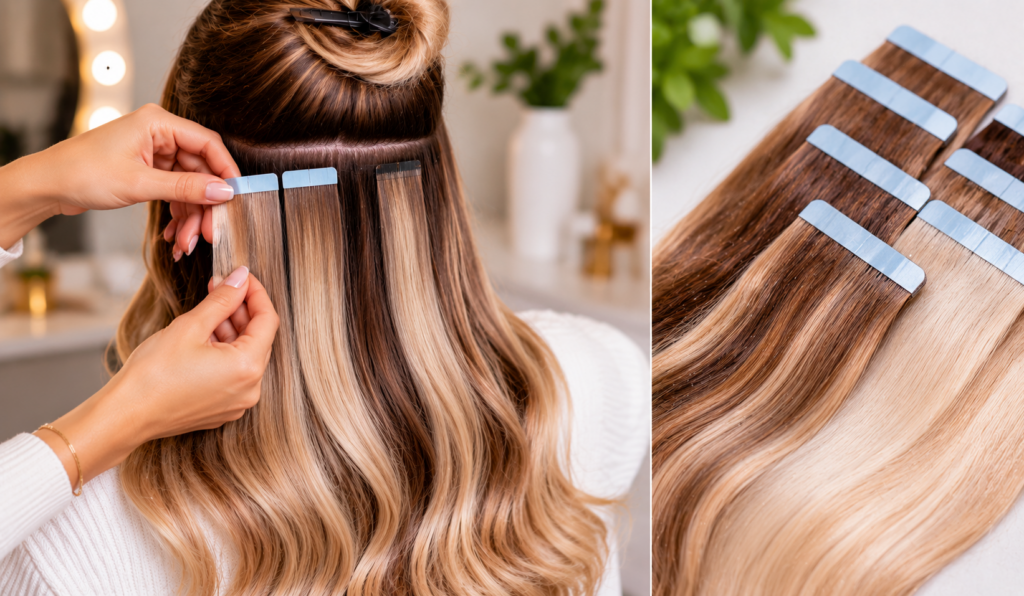 Tape-in extensions