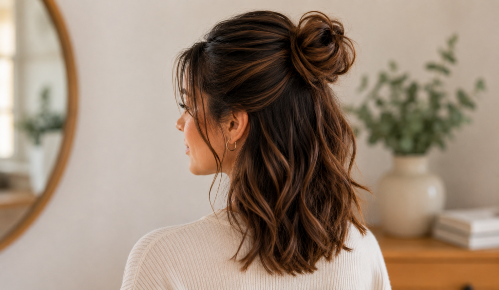 Half-Up Bun