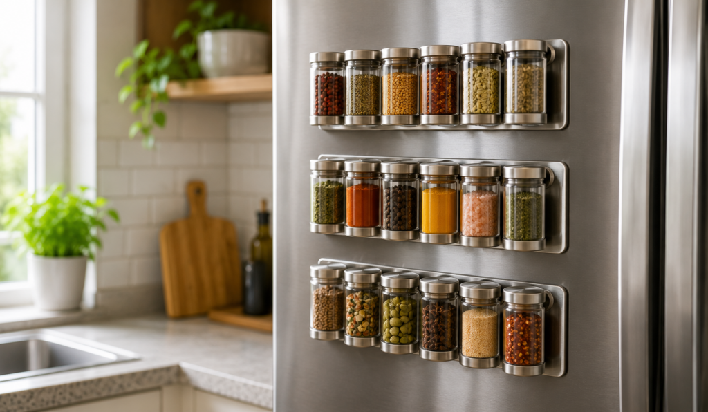 Magnetic Spice Rack
