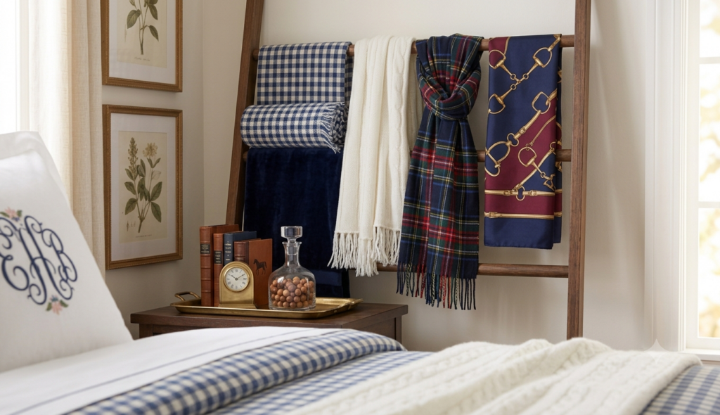 Preppy Scarf Display