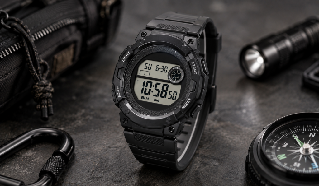 A digital watch