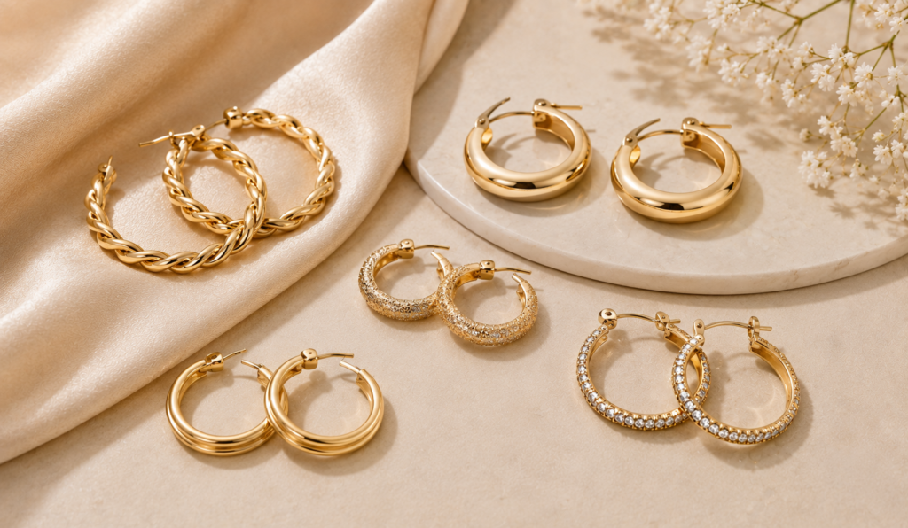 Hoop earrings