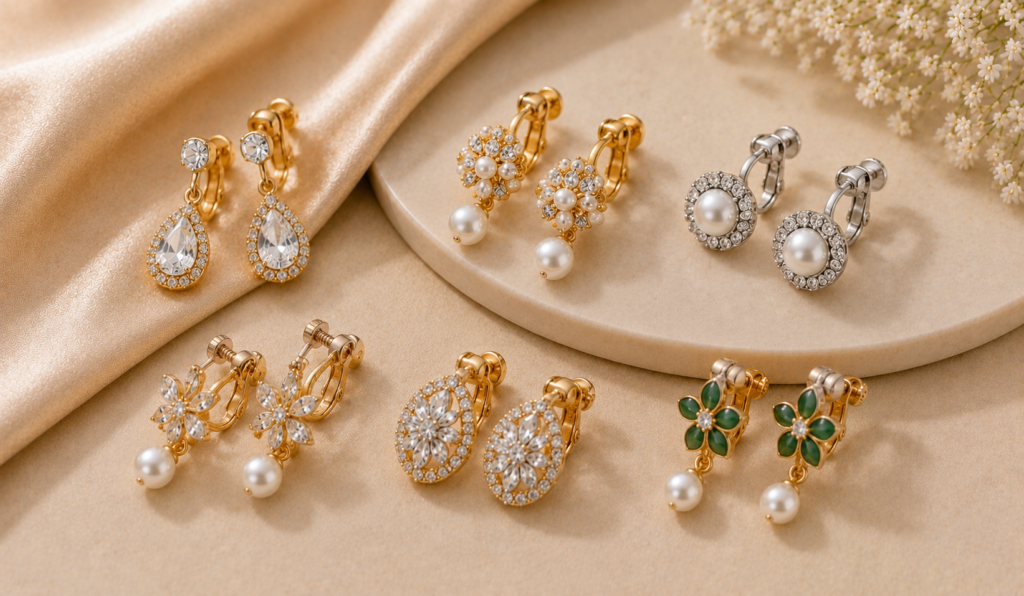 Clip-on earrings