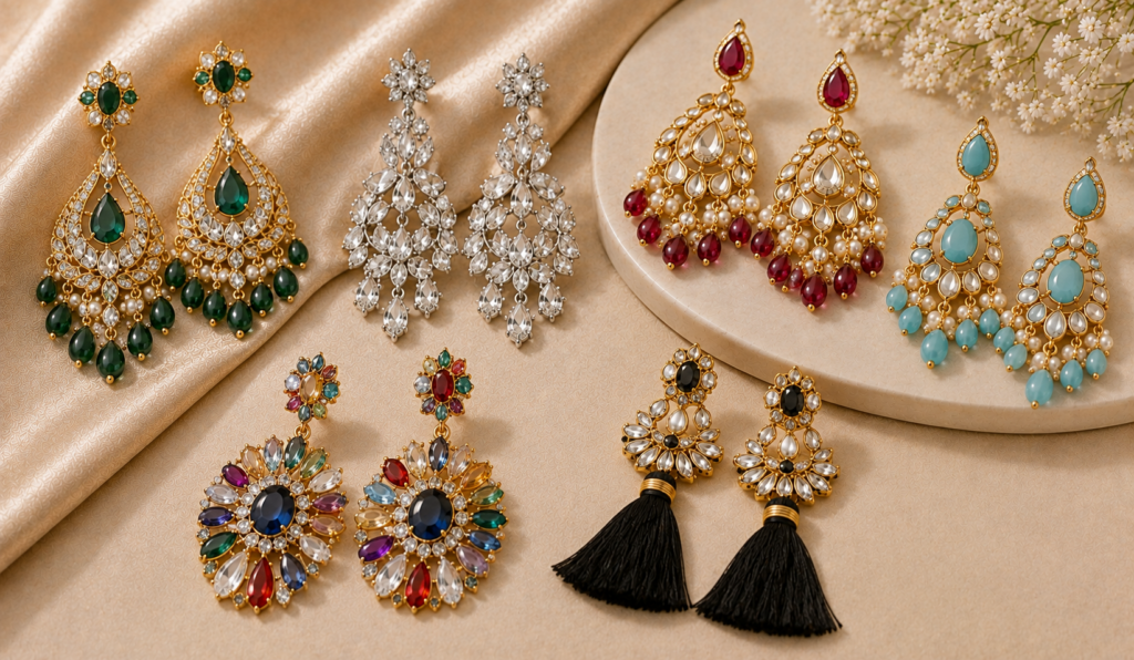Statement earrings