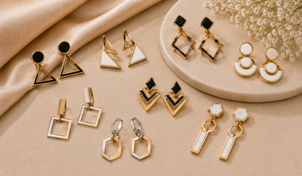 Geometric earrings