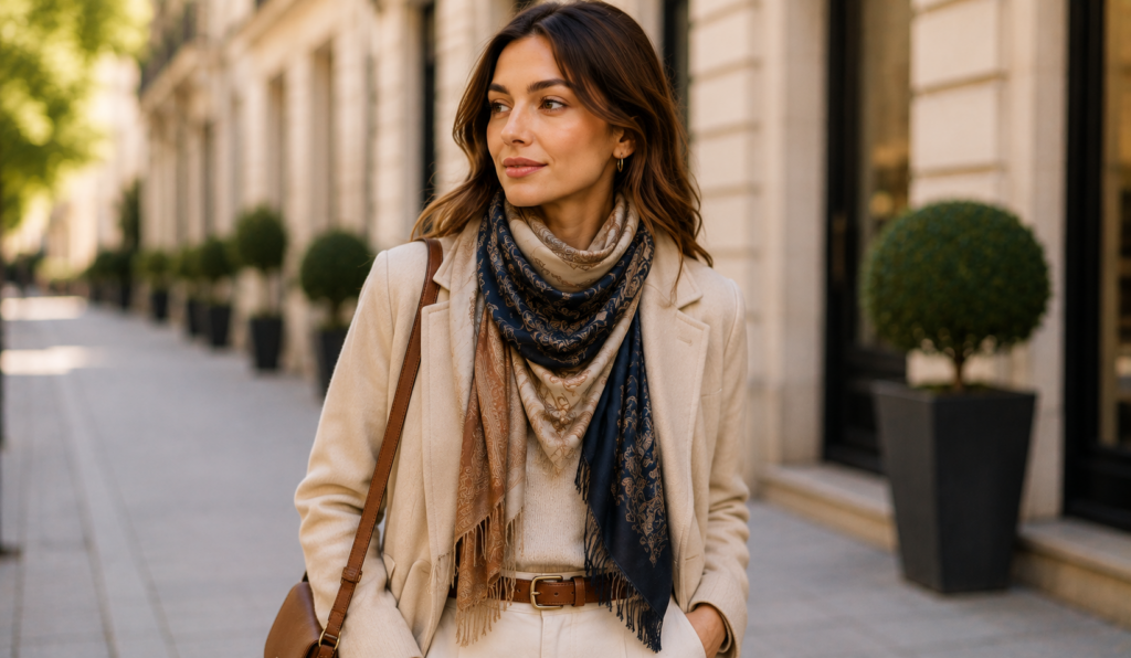 Layered Scarves