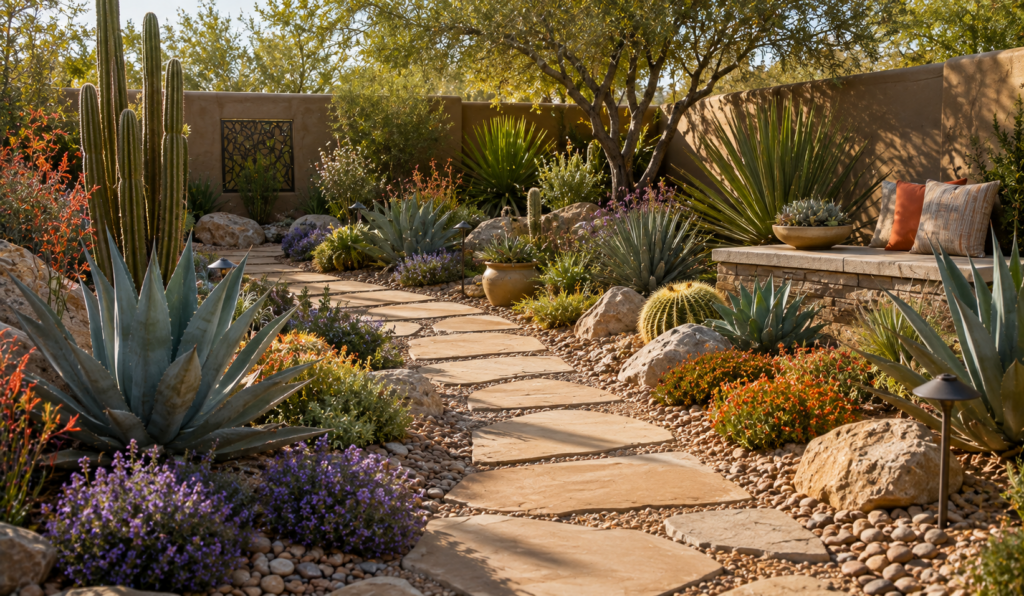 Xeriscaping Garden