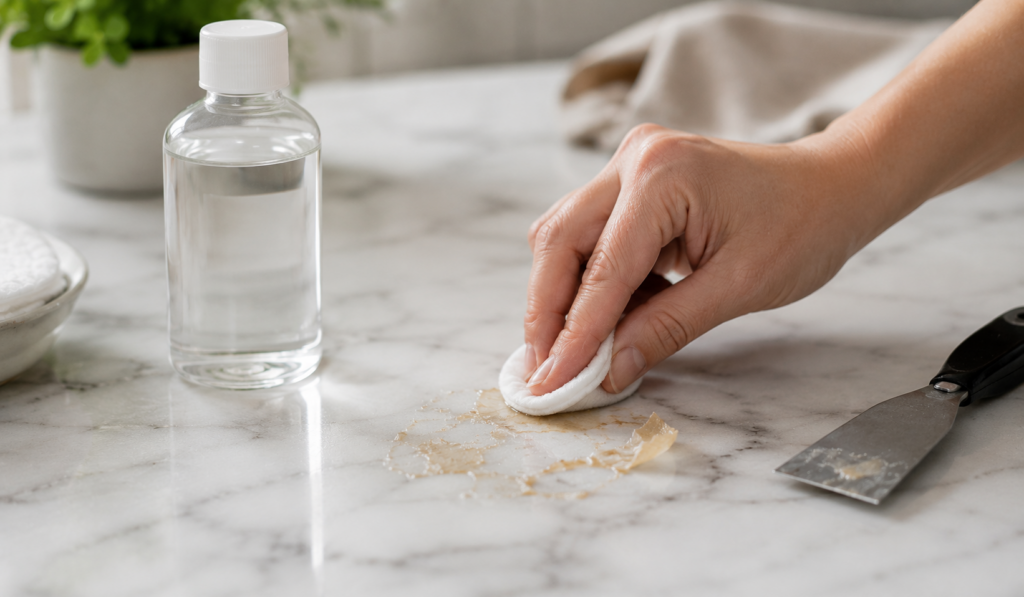 Acetone for Sticky Residue