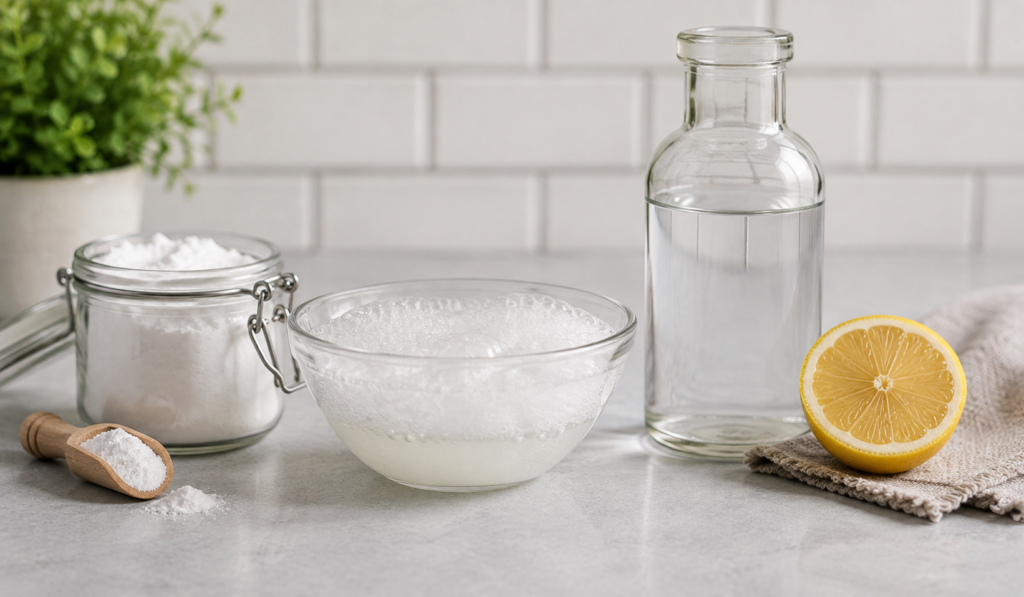 Vinegar and Baking Soda Combo