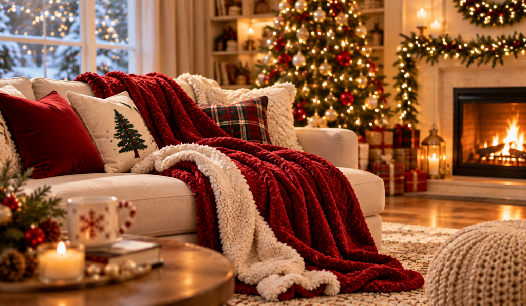 Plush Throw Blankets