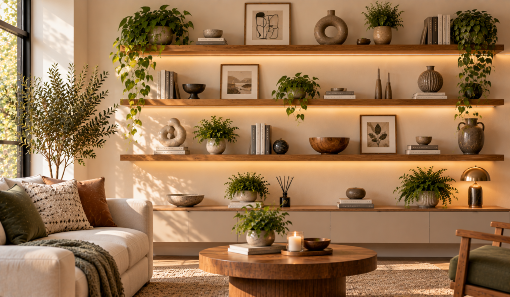 Shelving with Objects
