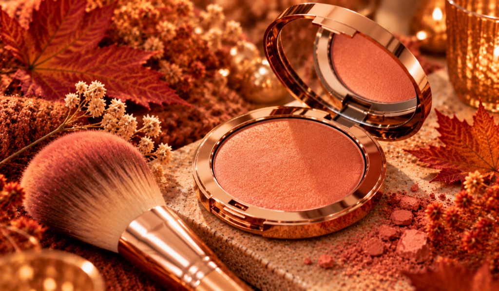 Peachy bronze blush